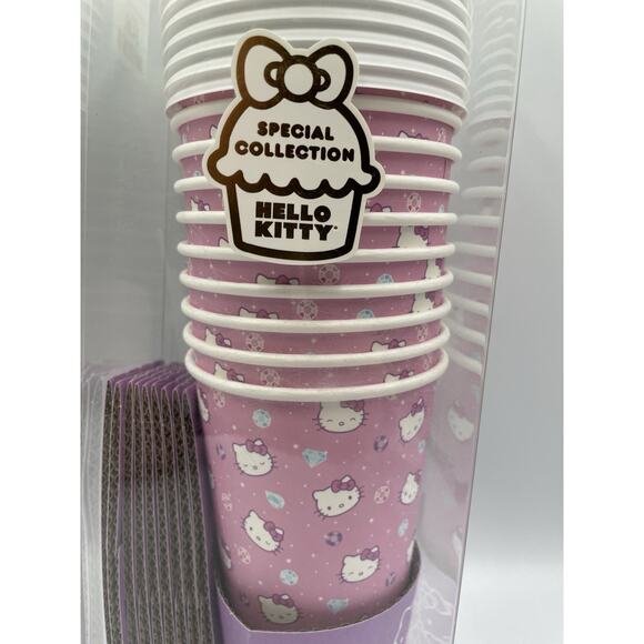 New Hello Kitty Special Collection Set Of 10 Hot Travel Cups W/ Sleeves & Lids - Picture 2 of 5